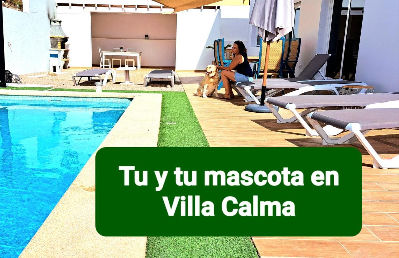 Villa Calma Climatized Pool Private Jacuzzi Spa In Tarajalejo Туйнехе Экстерьер фото